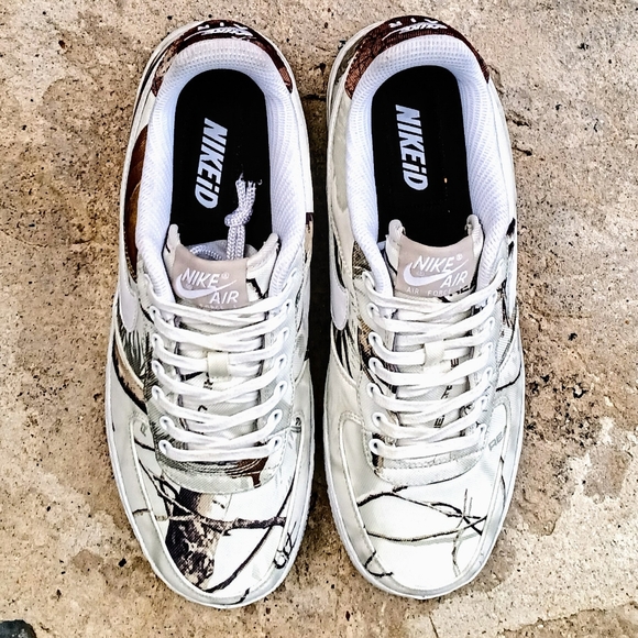 SOLD!!!NWOB. RARE Nike AF1 x Realtree "Snow Camo" sneakers - Picture 4 of 14